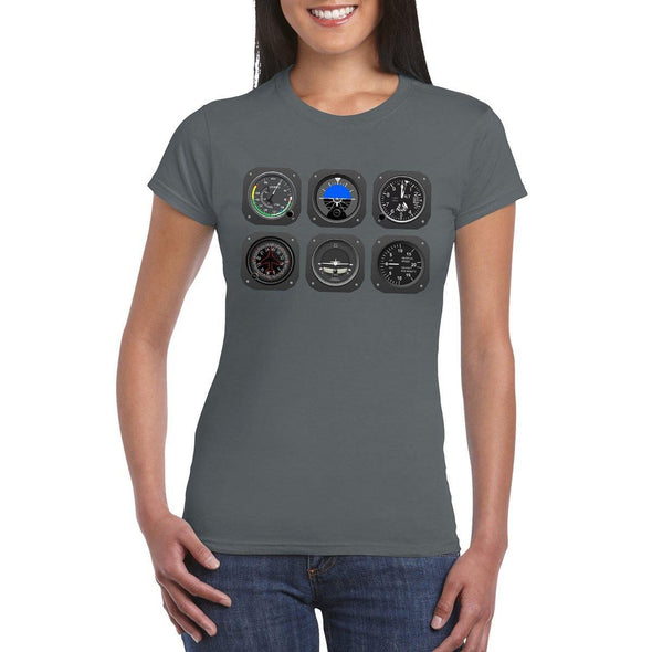 THE PILOT'S 6 PACK Women's Semi-Fitted T-Shirt - Mach 5