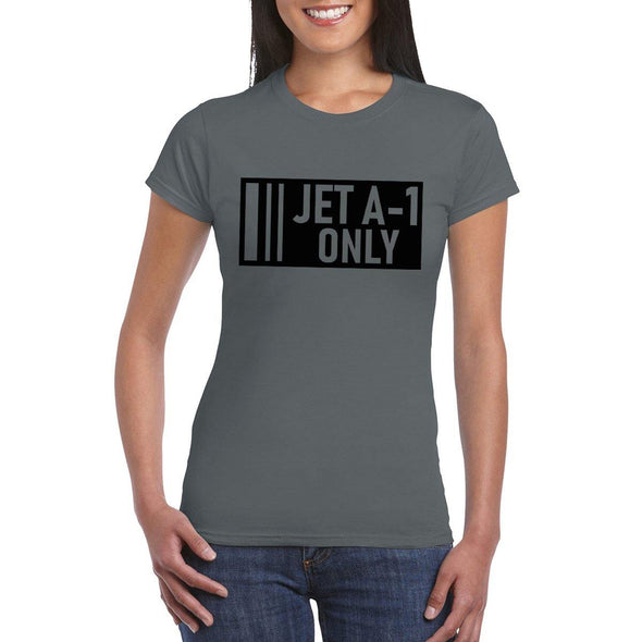 JET A-1 ONLY Women's Semi-Fitted T-Shirt SLATE - Mach 5