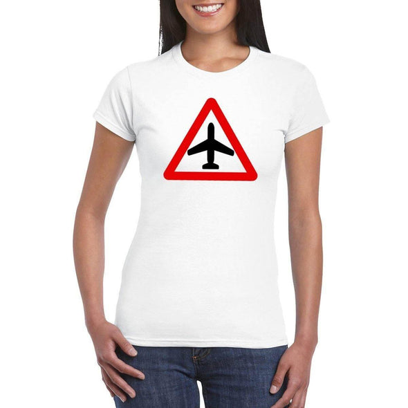 CAUTION AIRCRAFT Semi-Fitted Women's T-Shirt - Mach 5