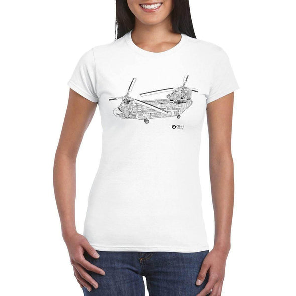 CHINOOK CUTAWAY Woman's Semi-Fitted T-Shirt - Mach 5