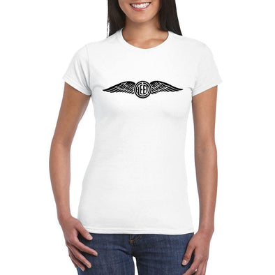 FLEET WING LOGO Women's Crew Neck Tee. - Mach 5