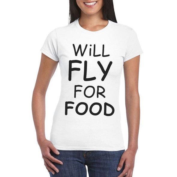 WILL FLY FOR FOOD Women's Semi-Fitted T-Shirt - Mach 5
