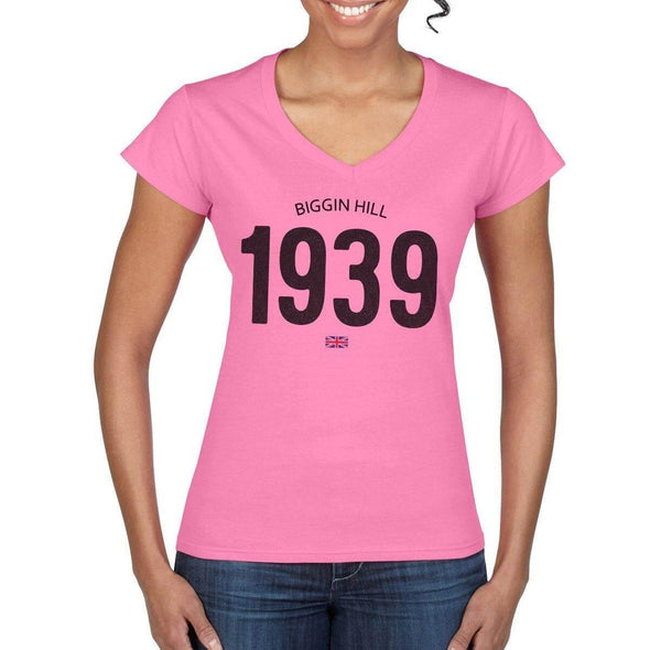 Biggin Hill Heritage Women's V-Neck T-Shirt - Mach 5