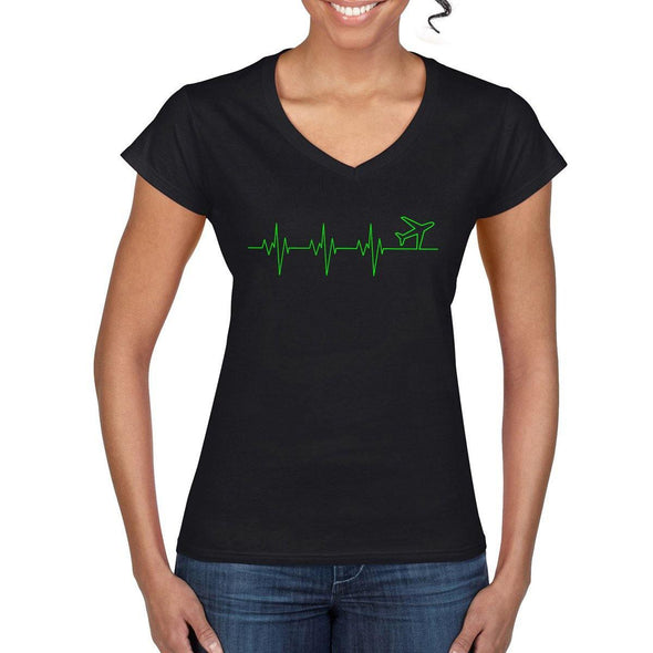 HEARTBEAT Women's Semi-Fitted T-Shirt - Mach 5