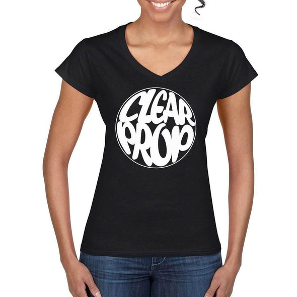 CLEAR PROP Semi-Fitted Women's V-Neck T-Shirt - Mach 5