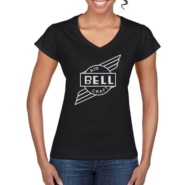 BELL AIRCRAFT Vintage Logo Design on Women's T-Shirt - Mach 5