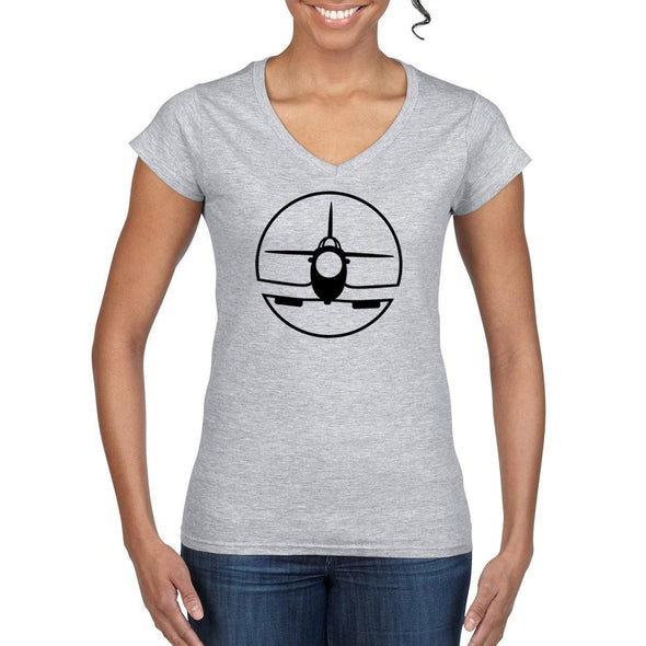 SPITFIRE Women's V-Neck Semi-Fitted T-Shirt - Mach 5