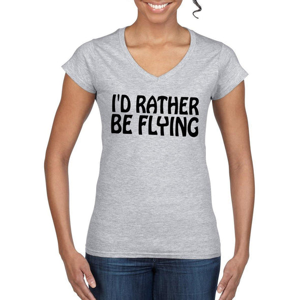 RATHER BE FLYING Women's Semi-Fitted T-Shirt - Mach 5