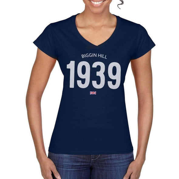 Biggin Hill Heritage Women's V-Neck T-Shirt - Mach 5