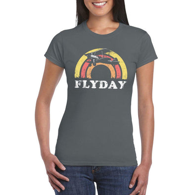 FLYDAY Semi-Fitted Women's V-Neck T-Shirt - Mach 5