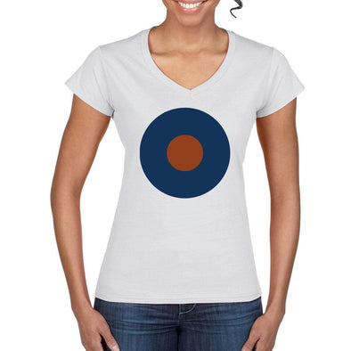 RAF TYPE B ROUNDEL Women's V-Neck T- Shirt - Mach 5