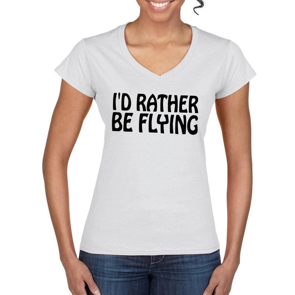 RATHER BE FLYING Women's Semi-Fitted T-Shirt - Mach 5