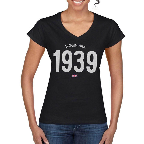 Biggin Hill Heritage Women's V-Neck T-Shirt - Mach 5