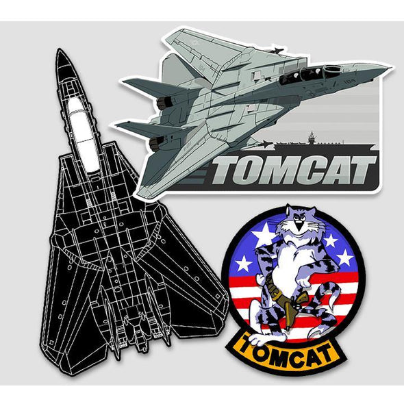 F-14 TOMCAT Sticker Pack - Mach 5