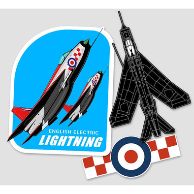 ENGLISH ELECTRIC LIGHTNING Sticker Pack - Mach 5