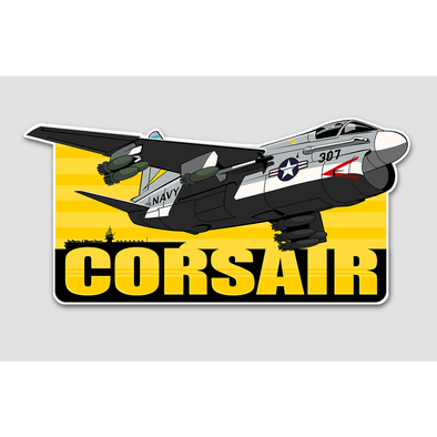 A-7 CORSAIR Sticker - Mach 5