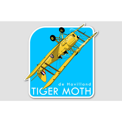 TIGER MOTH Sticker - Mach 5