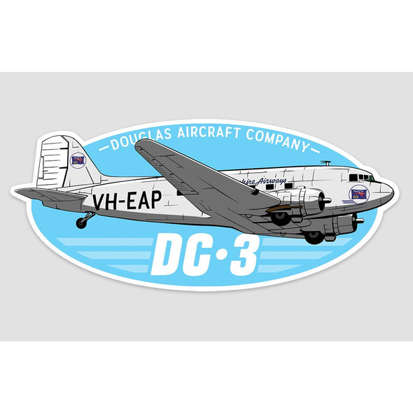 DC-3 'QAE' Sticker - Mach 5