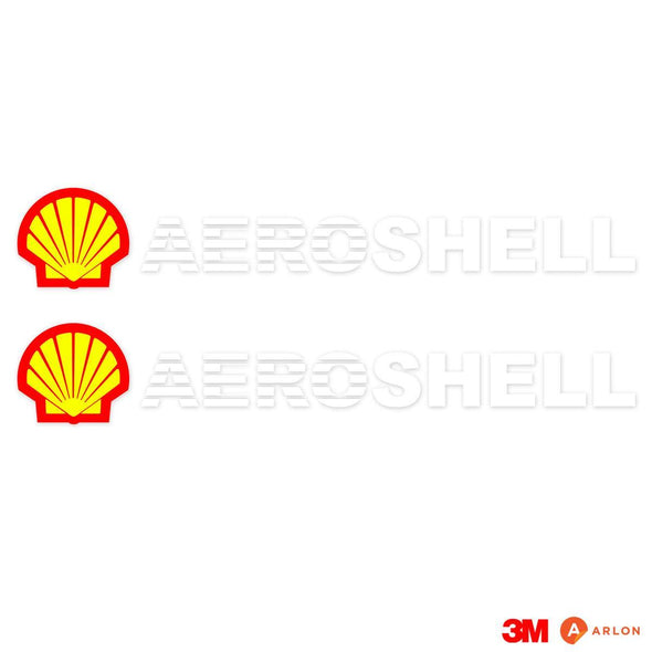 AEROSHELL STOCKIST Decal (PAIR) - Mach 5