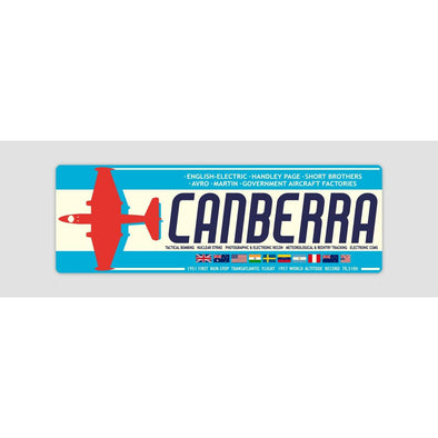 CANBERRA BOMBER 'ROLL OF HONOUR' Sticker - Mach 5