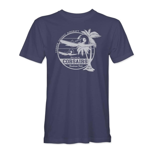 F4U CORSAIR 'HERE COME THE CORSAIRS' T-Shirt - Mach 5