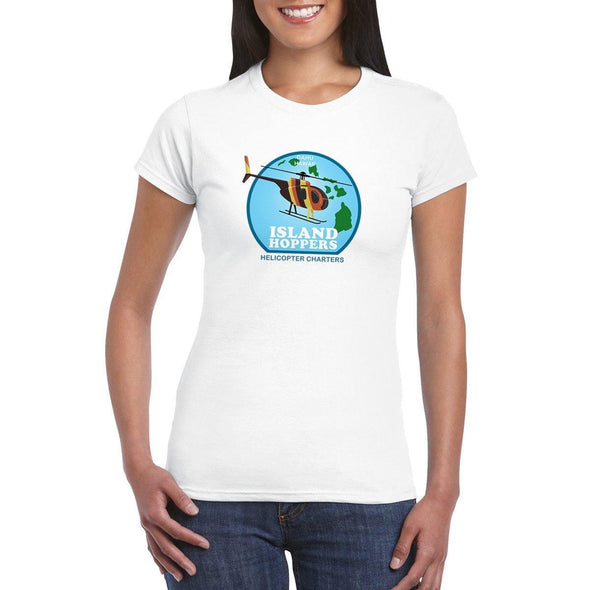 ISLAND HOPPERS HELICOPTER CHARTER Women's T-Shirt - Mach 5