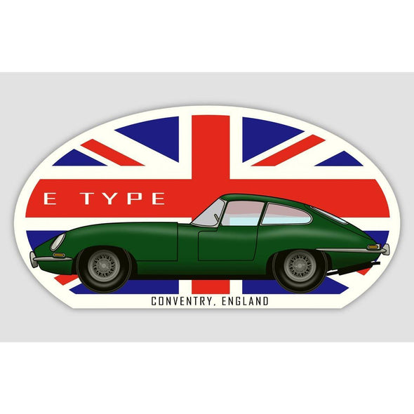 E-TYPE JAGUAR Sticker - Mach 5