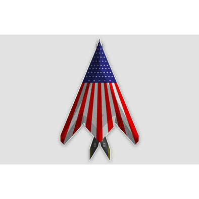 F-117 NIGHTHAWK 'STARS AND BARS' Sticker - Mach 5