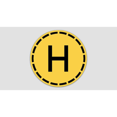 HELIPAD SIGN Sticker - Mach 5