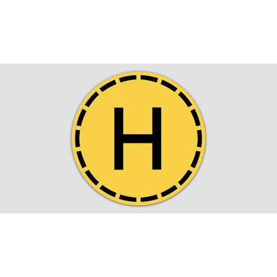 HELIPAD SIGN Sticker - Mach 5