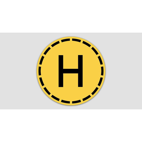 HELIPAD SIGN Sticker - Mach 5