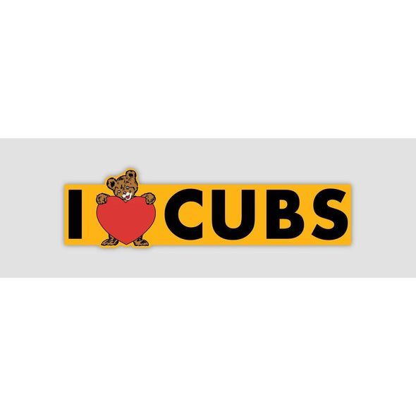 I LOVE CUBS Sticker - Mach 5