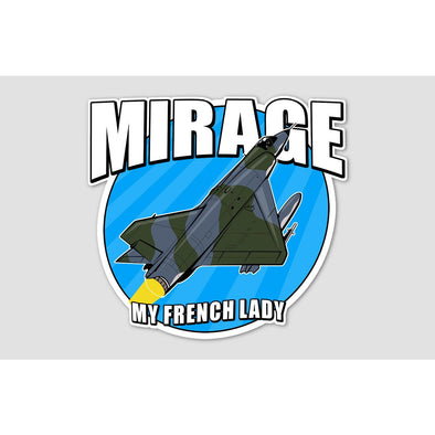 MIRAGE 'MY FRENCH LADY' Sticker - Mach 5