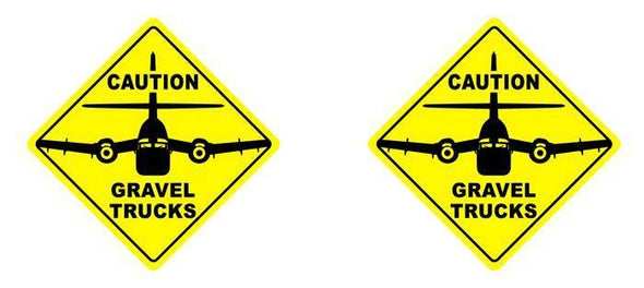 CAUTION 'GRAVEL TRUCKS' Mug - Mach 5