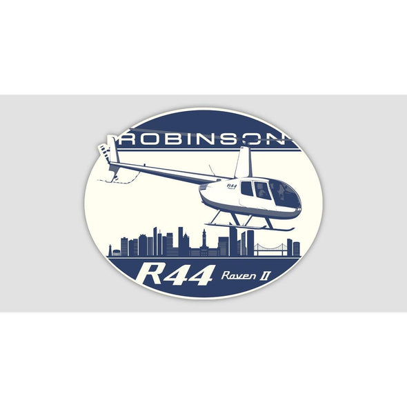 ROBINSON R44 Sticker - Mach 5