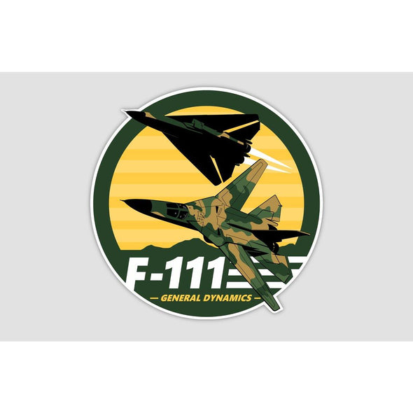 GENERAL DYNAMICS F-111 Sticker - Mach 5