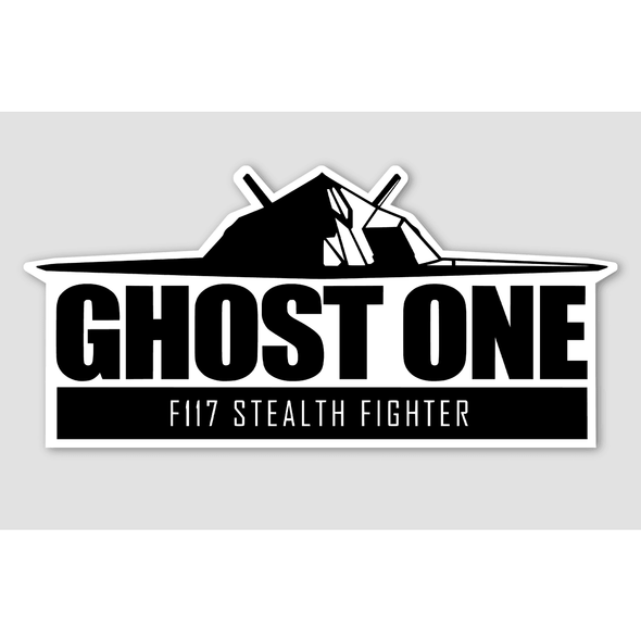 F-117 'GHOST ONE' Sticker - Mach 5