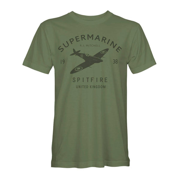 SUPERMARINE SPITFIRE T-Shirt - green
