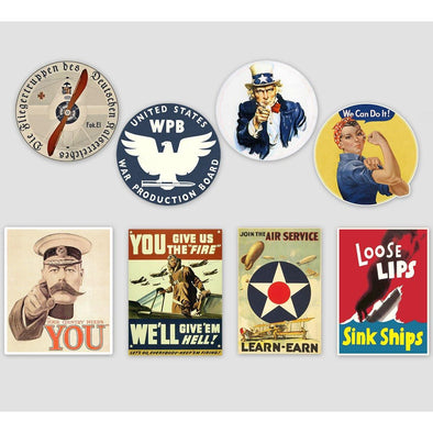 WARTIME POSTER Sticker Pack - Mach 5