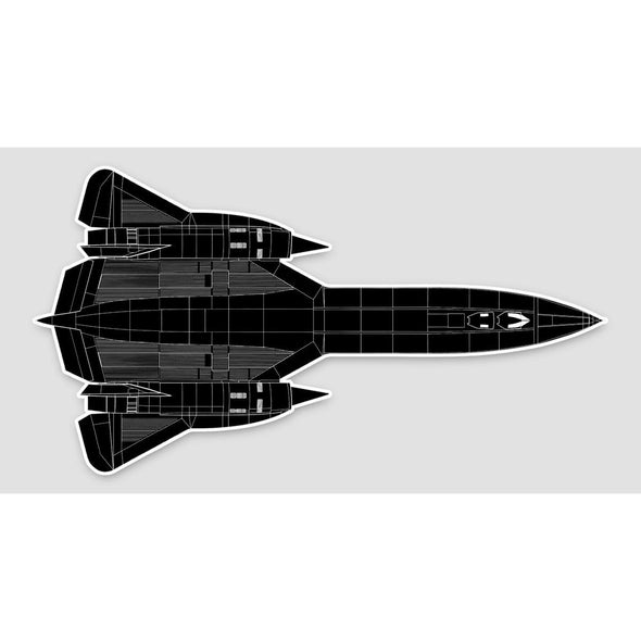 SR-71 BLACKBIRD Sticker - Mach 5