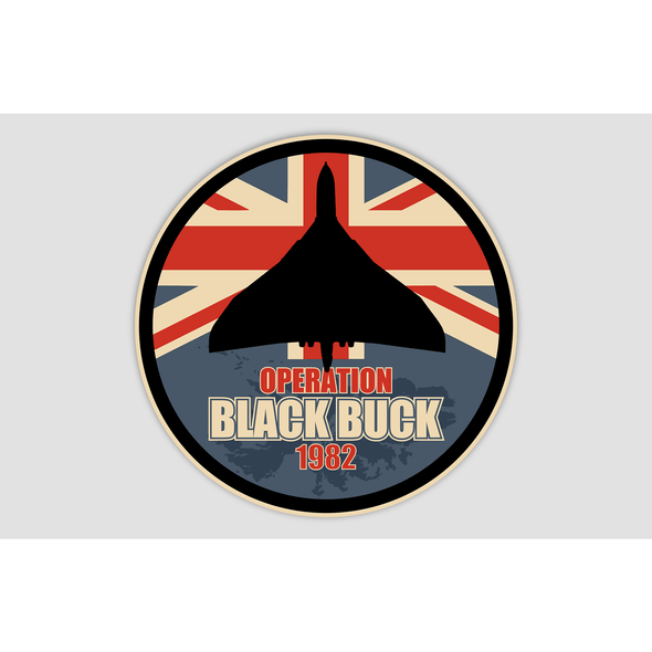 VULCAN 'BLACK BUCK' Sticker - Mach 5