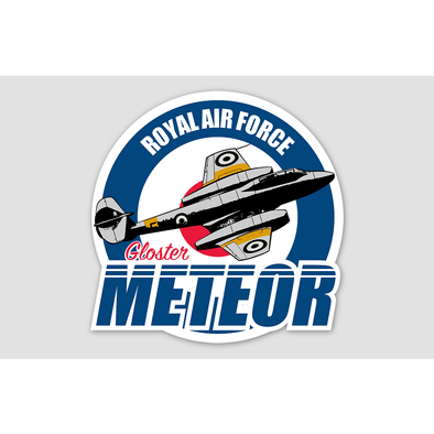 RAF METEOR Sticker - Mach 5