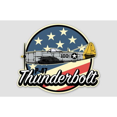 P-47 THUNDERBOLT Sticker - Mach 5