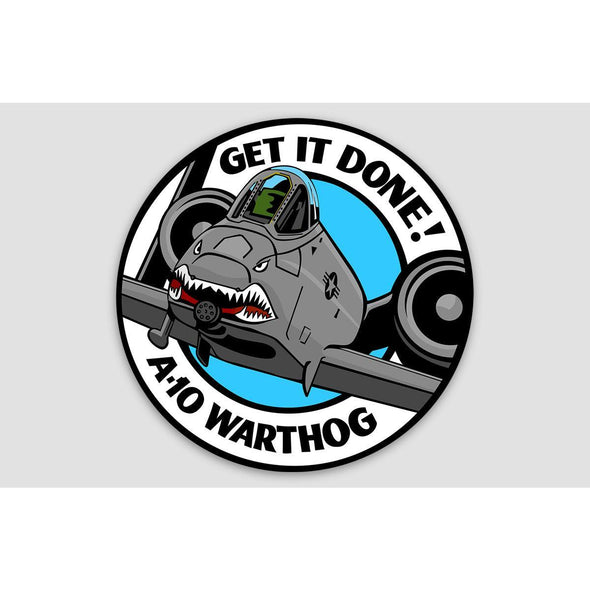 A-10 WARTHOG 'GET IT DONE' Sticker - Mach 5