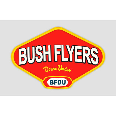 HAPPY LITTLE BUSH FLYERS DOWN UNDER Sticker - Mach 5