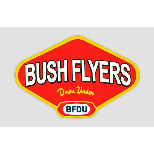 HAPPY LITTLE BUSH FLYERS DOWN UNDER Sticker - Mach 5