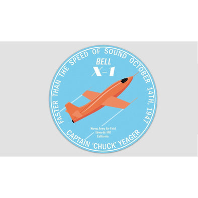 BELL X-1 Sticker - Mach 5