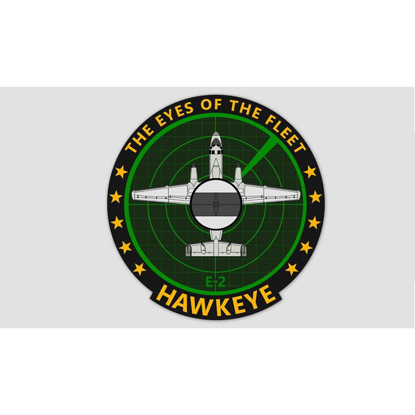 E-2 HAWKEYE 'THE EYES OF THE FLEET' Sticker - Mach 5